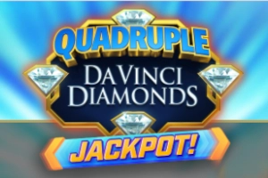 Quadruple Da Vinci Diamonds Jackpot! Slot