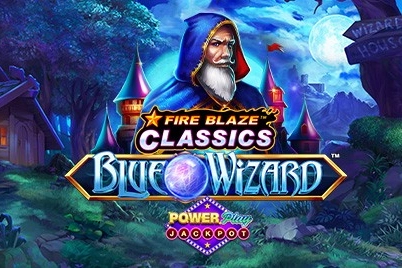 Fire Blaze: Blue Wizard PowerPlay Jackpot Slot
