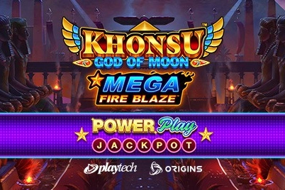 Mega Fire Blaze Khonsu God of Moon PowerPlay Jackpot Slot