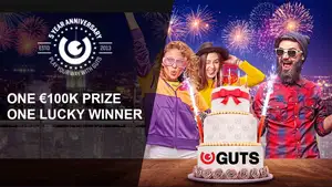 Guts 5th Birthday 100K Prize draw