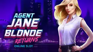 Play Agent Jane Blonde Returns this month and you will be credited with Double Points