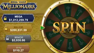 Play Mega Vault Millionaire WIN 100 USD