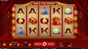 Up to 50 Free Spins on Whos the Bride this Wednesday