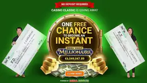 FREE chance to hit a guaranteed million dollar jackpot