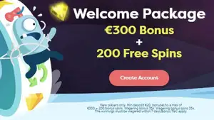 PlayFrank Welcome Package 300 EUR Bonus and 200 Free Spins