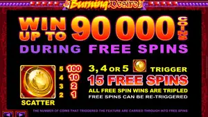 Play Burning Desire WIN 100 USD