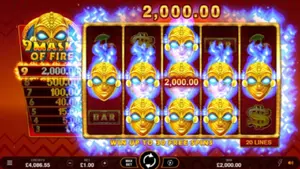 Play 9 Masks of Fire™: WIN 30 Free Spins