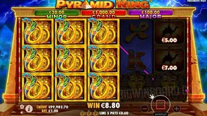 25 Free Spins on Pyramid King Slot at Spartan Slots Casino