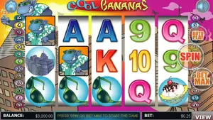50 Free Spins on Cool Bananas at Miami Club Casino