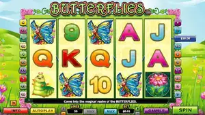 66 Free Spins on Butterflies II at Red Stag Casino