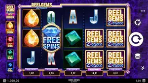 Play Reel Gems Deluxe and lucky players win £€$100