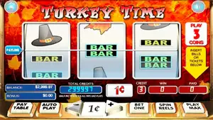 100 Free Spins on Turkey Time at Miami Club Casino