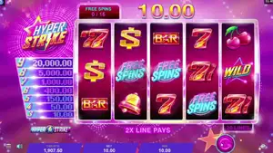 Play Casino Rewards Hyper Strike and WIN 100