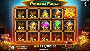 25 Free Spins on Phoenix Forge at Spartan Slots Casino