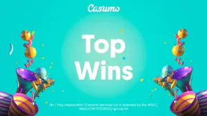 June Top Wins 2021 roundup at Casumo Casino