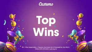 July Top Wins 2021 and two extraordinary wins at Casumo Casino