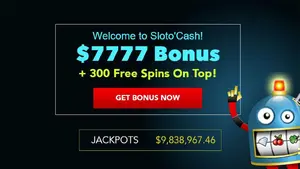 $7,777 in Free Welcome Bonuses + add 300 Free Spins on Top