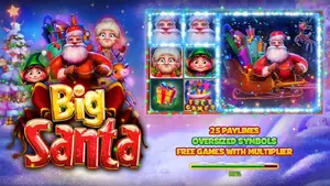 50 Free Spins on Big Santa at Slotocash Casino