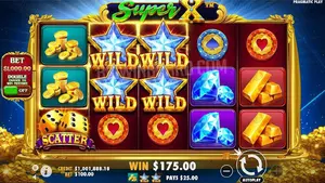 25 Free Spins on Super X at Black Diamond Casino