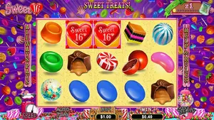 16 Free Spins on Sweet 16 at Slotocash Casino