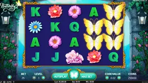 40 Free Spins on Butterflies II at Miami Club Casino