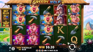 25 Free Spins on Greedy Wolf