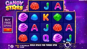 25 Free Spins on Candy Stars