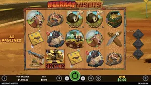 40 Free Spins on Meerkat Misfits at Ozwin Casino