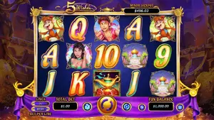 55 Free Spins on 5 Wishes at Slotocash Casino