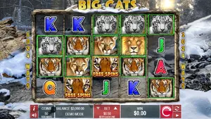 20 Free Spins on Big Cats at Miami Club Casino