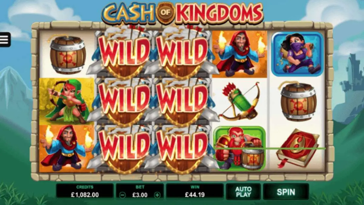 Play Cash of Kingdoms Slot and WIN 100
