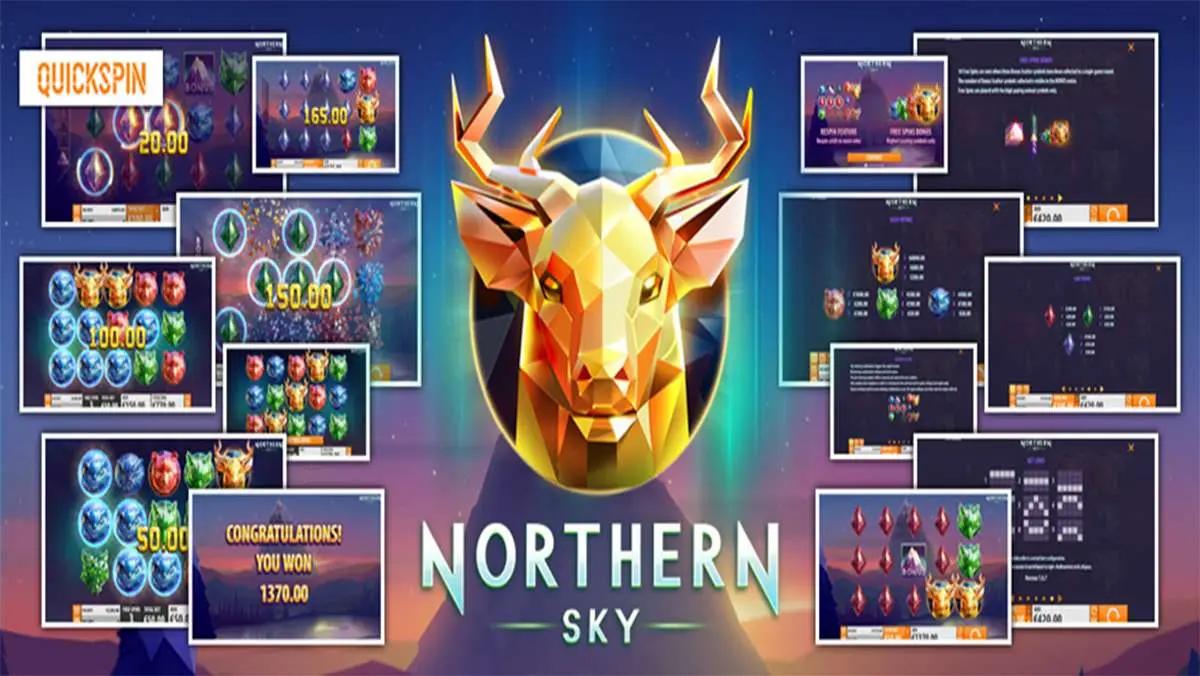 30 Free Spins on Northern Sky this Wednesday