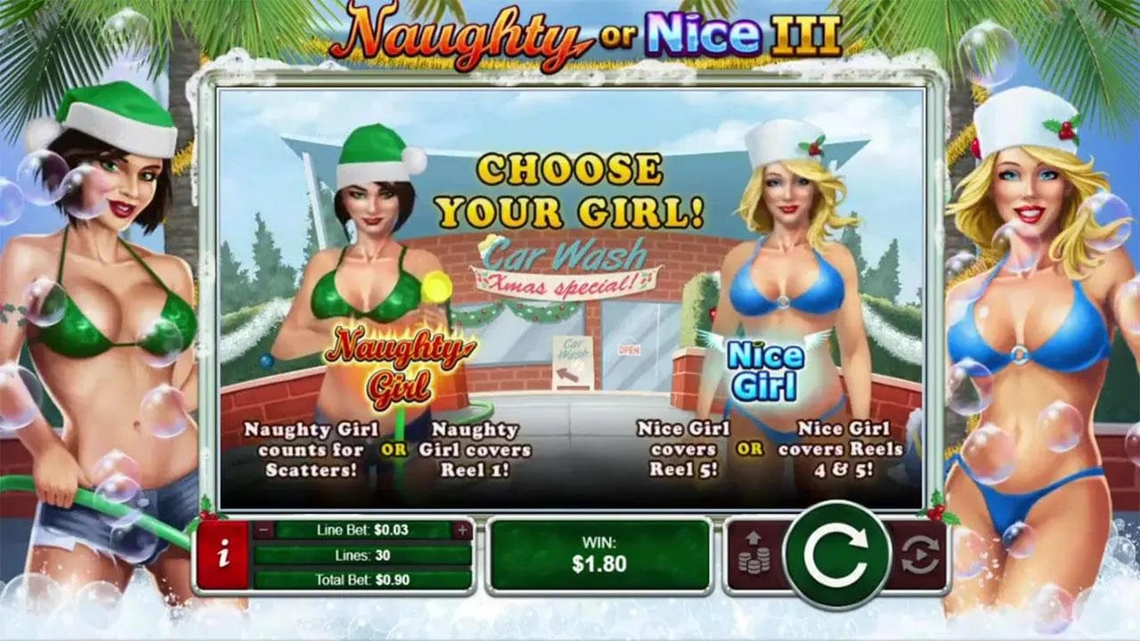 15 Free Spins on Naughty or Nice III at Fair Go Casino