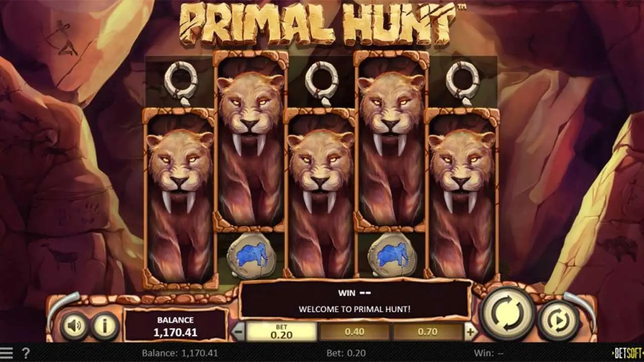 25 Free Spins on Primal Hunt at Black Diamond Casino