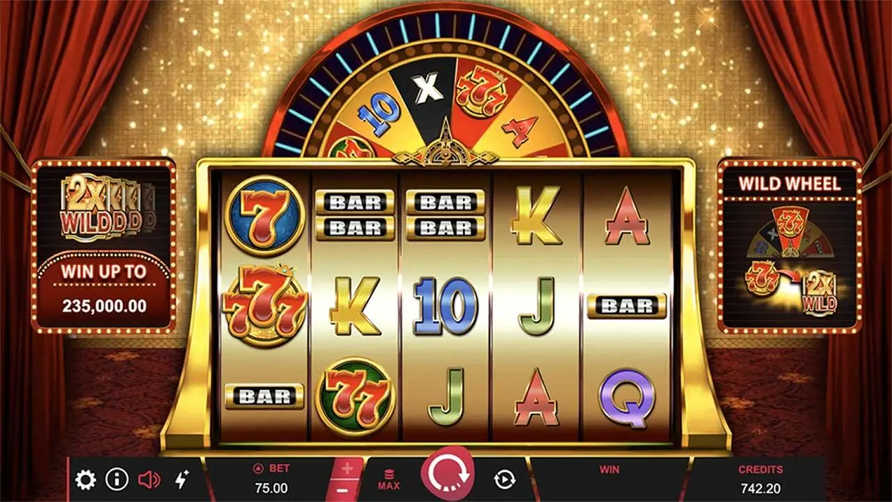 Play 777 Royal Wheel and WIN £€$100