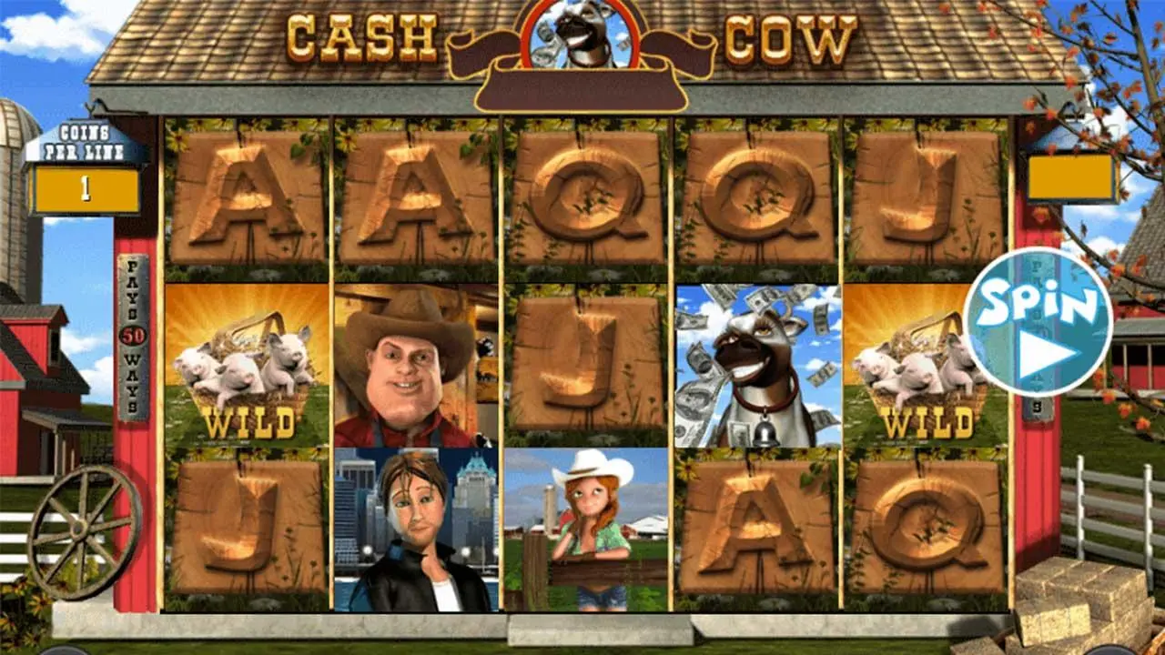 50 Free Spins on Cash Cow at Miami Club Casino 