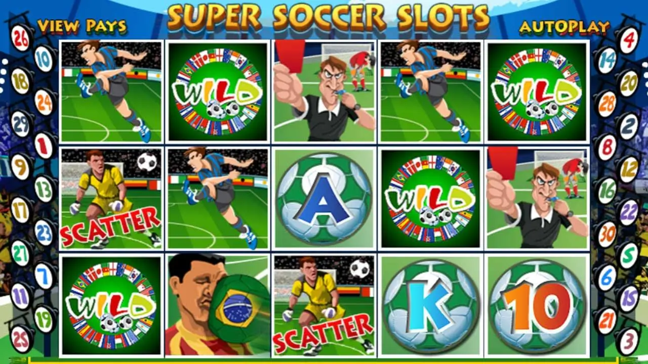 50 Free Spins on Super Soccer Slots at Miami Club Casino v2