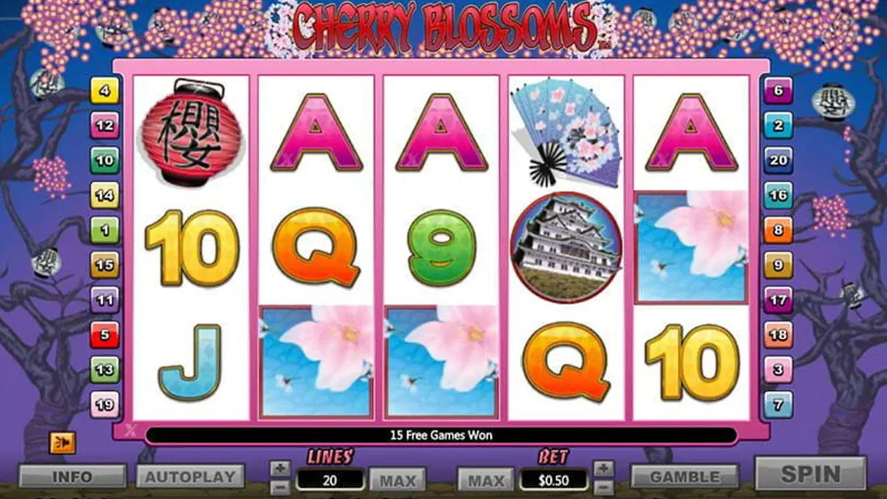 50 Free Spins on Cherry Blossoms at Miami Club 