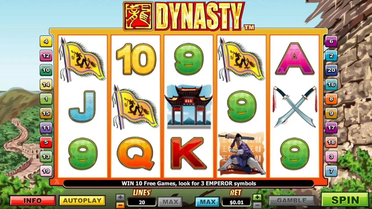 50 Free Spins on Dynasty at Miami Club Casino 