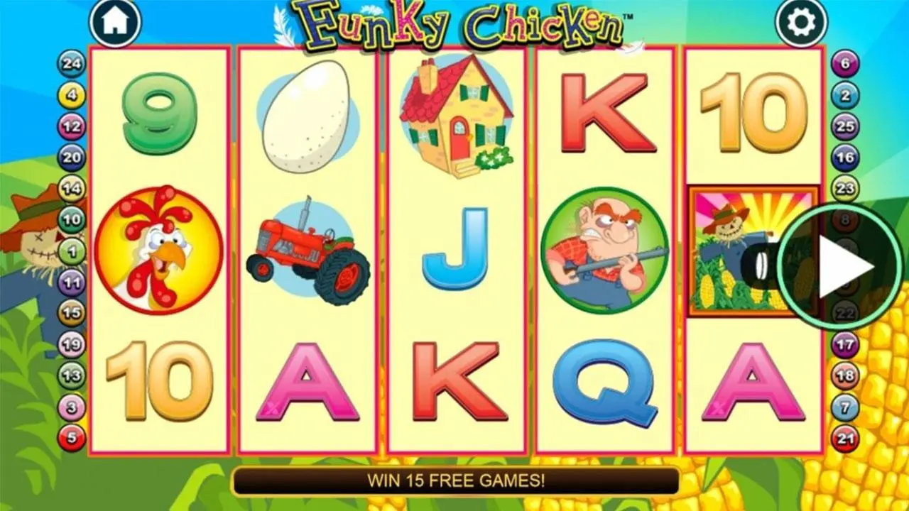 50 Free Spins on Funky Chicken at Miami Club Casino