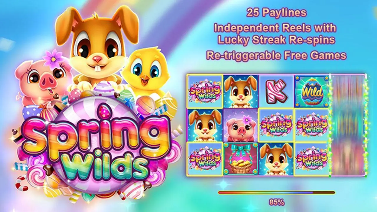 50 Free Spins on Spring Wilds at Slotocash Casino