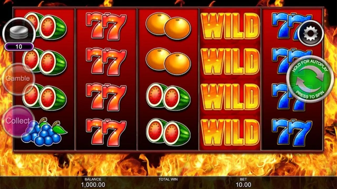 35 Free Spins on Wild Fire 7s at Slotocash Casino