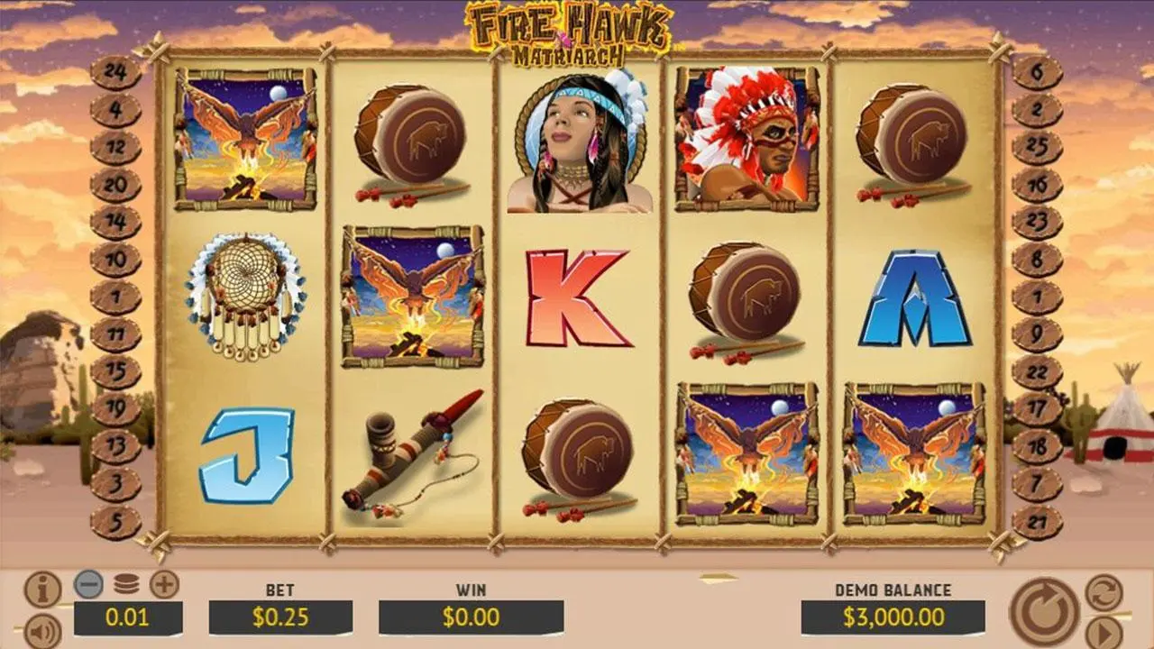 63 Free Spins on Fire Hawk Matriarch at Red Stag Casino