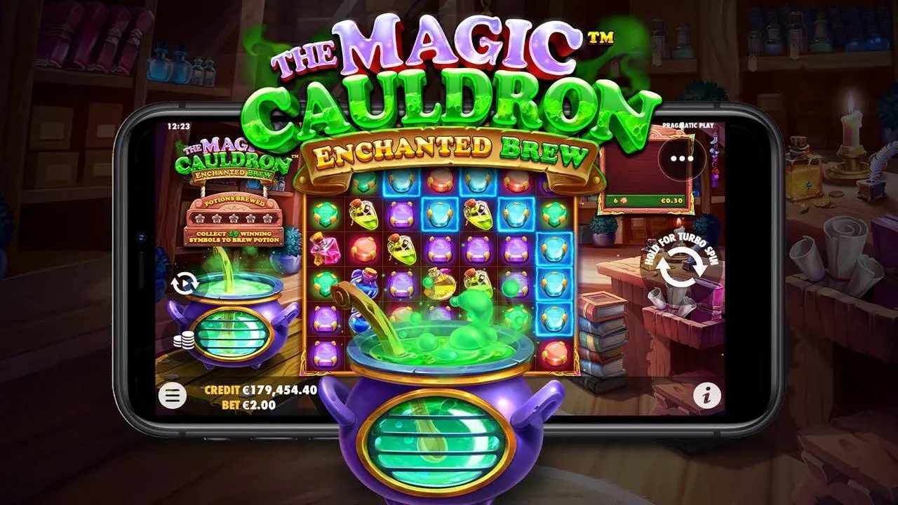 25 Free Spins on The Magic Cauldron Enchanted Brew at Black Diamond Casino