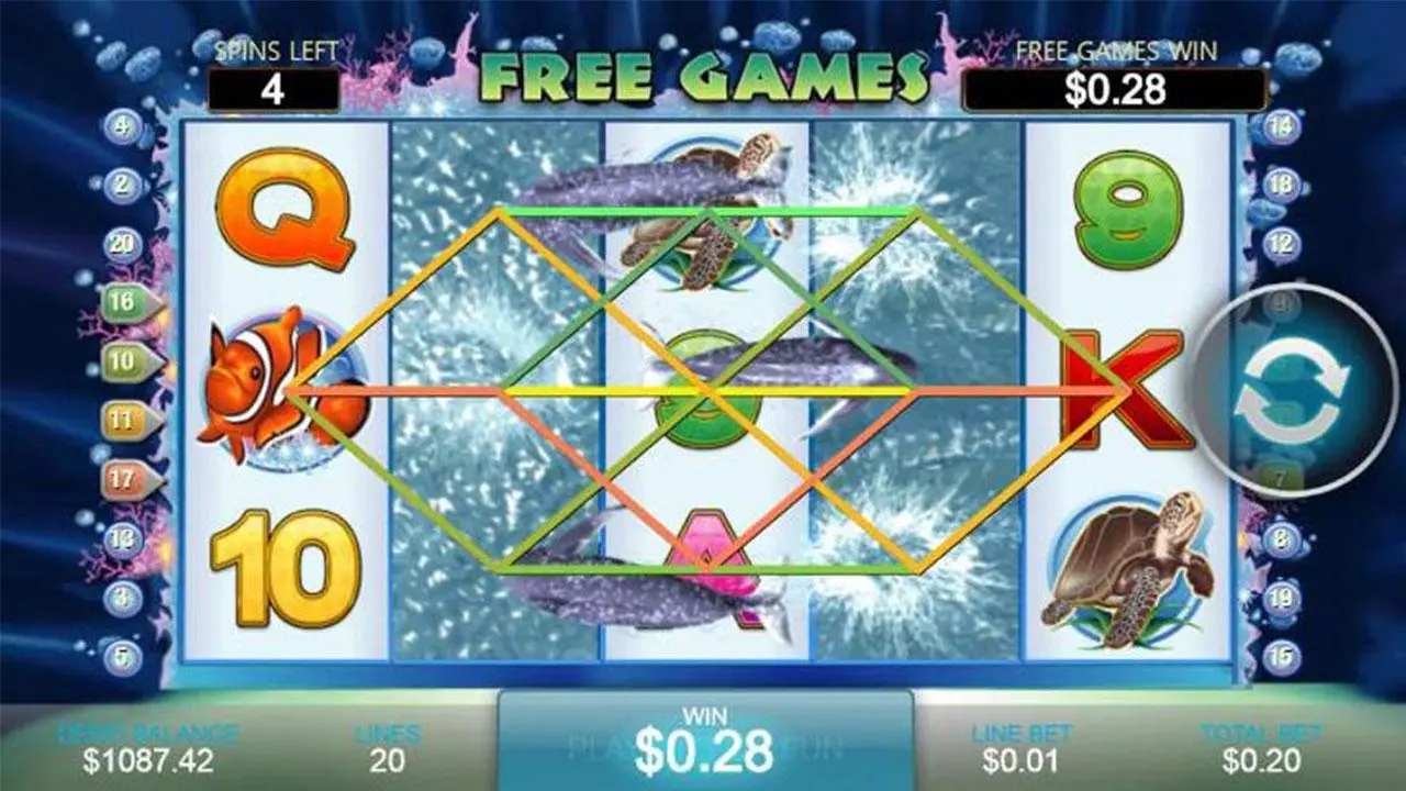  50 Free Spins on Dolphin Reef at Miami Club Casino