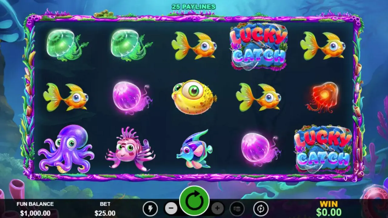 50 spins on Lucky Catch at Slotocash Casino