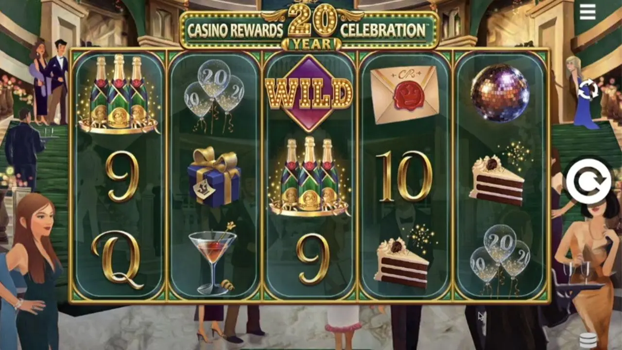 Play Casino Rewards 20 Year Celebration ans win $100