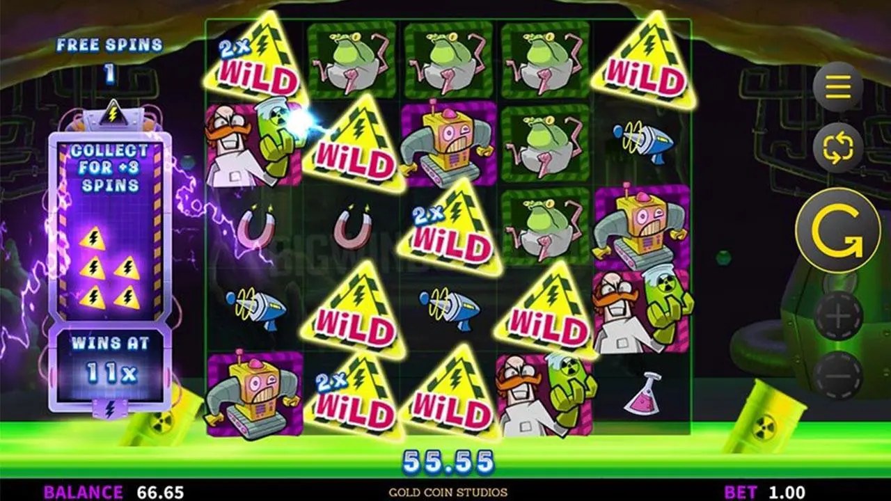 Play Dr. Wildshock: Mad Loot Lab and WIN $100