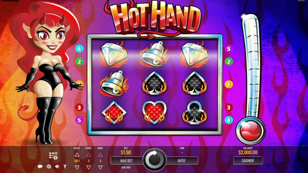 30 Free Spins on Hot Hand at Desert Nights Casino