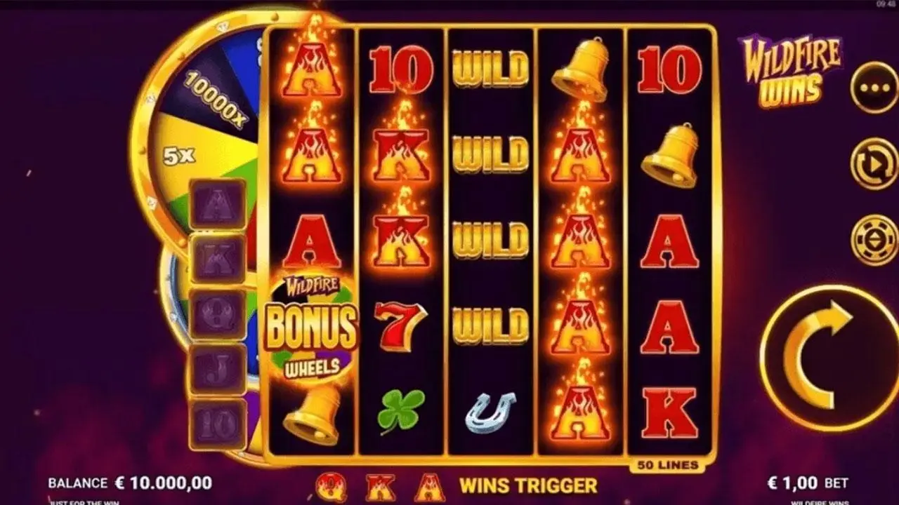 Play Wildfire Wins and WIN $100